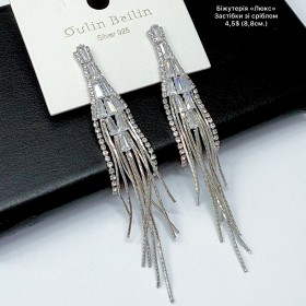 0119 Застібки зі сріблом «LUX якість» 8,8см.